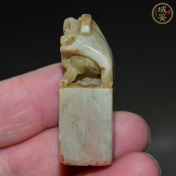 古玩玉器壽山石雕“獸鈕印章”真品鑒賞圖