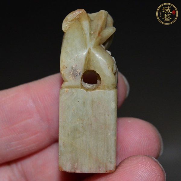 古玩壽山石雕“獸鈕印章”真品鑒賞圖