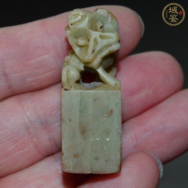 古玩玉器壽山石雕“獸鈕印章”真品鑒賞圖