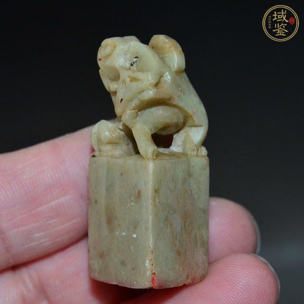 古玩玉器壽山石雕“獸鈕印章”真品鑒賞圖