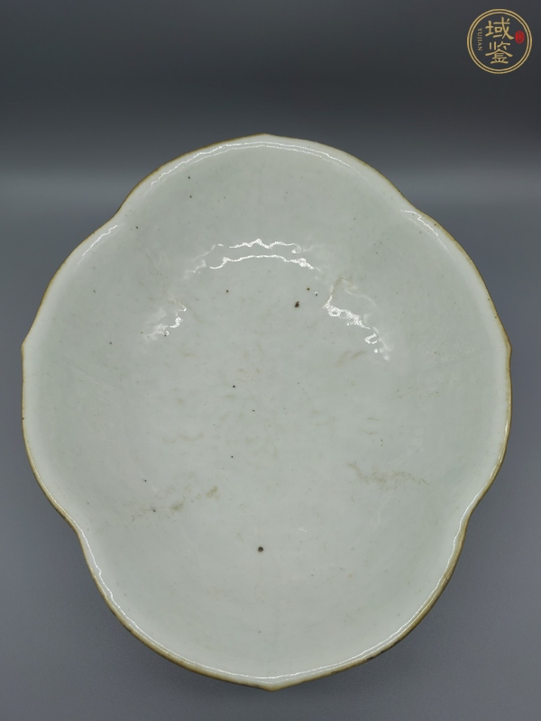 古玩陶瓷同治細(xì)路粉彩供盤真品鑒賞圖
