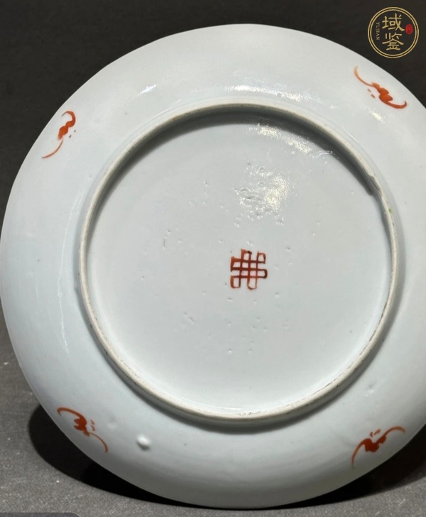 古玩粉彩盤(pán)真品鑒賞圖