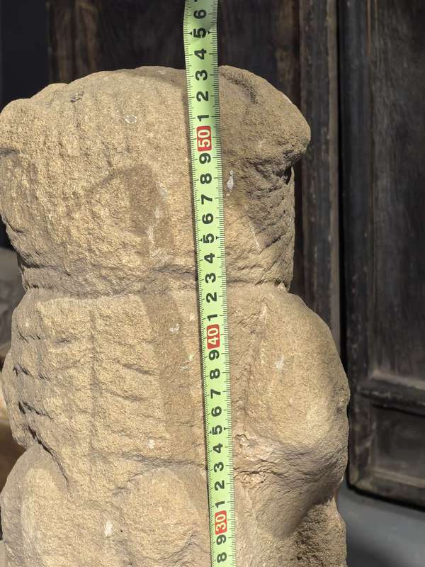 古玩雜項麻石獅子拍賣，當前價格13000元