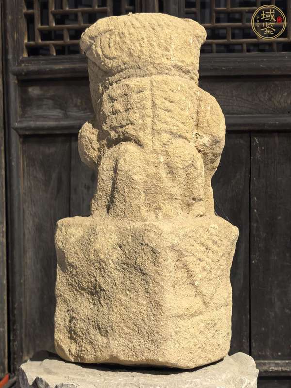 古玩雜項(xiàng)麻石獅子真品鑒賞圖