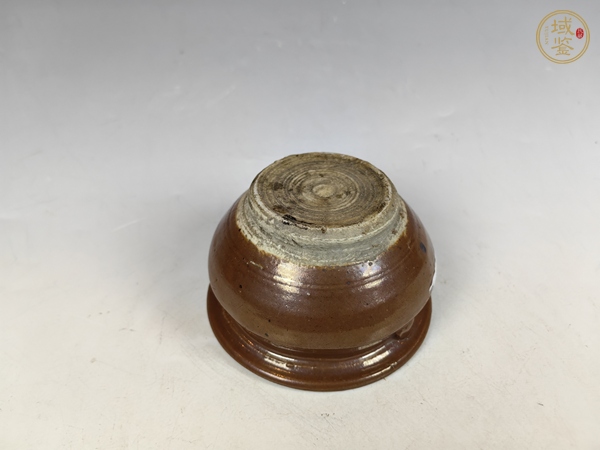古玩陶瓷清乾隆紫金釉香爐真品鑒賞圖