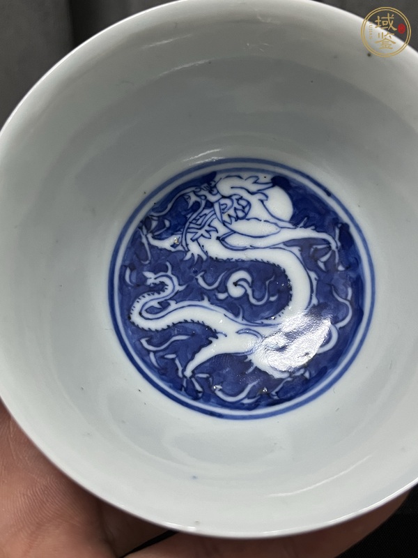 古玩陶瓷龍紋杯真品鑒賞圖