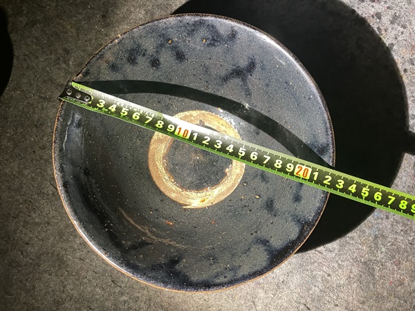 古玩陶瓷黑釉碗拍賣,當前價格560元