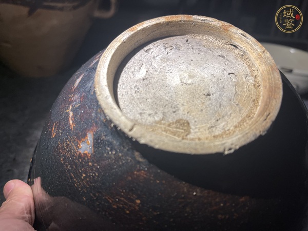 古玩陶瓷黑釉碗真品鑒賞圖