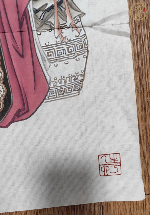古玩字畫王鳳年《弄玉吹簫引鳳圖》真品鑒賞圖