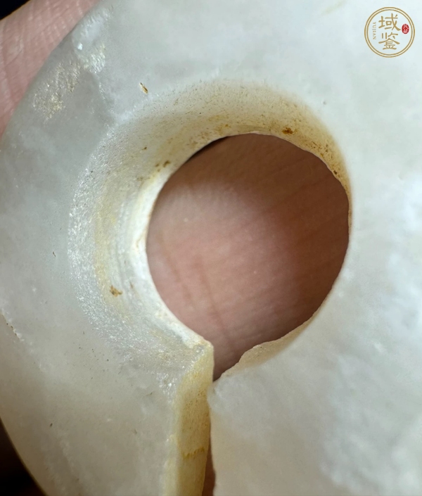 古玩銅器春秋玉玦真品鑒賞圖