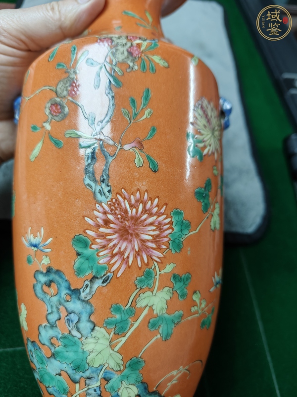 古玩陶瓷粉彩瓶真品鑒賞圖