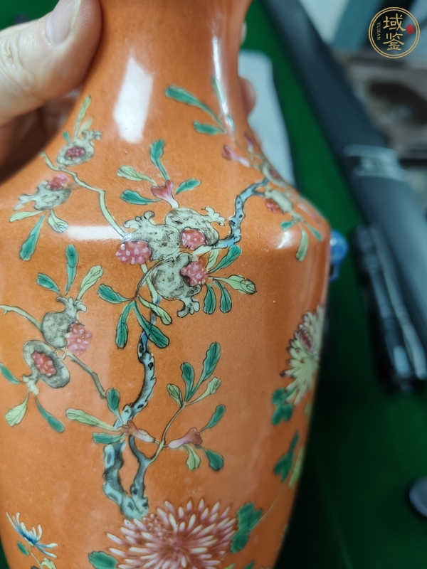 古玩陶瓷粉彩瓶真品鑒賞圖