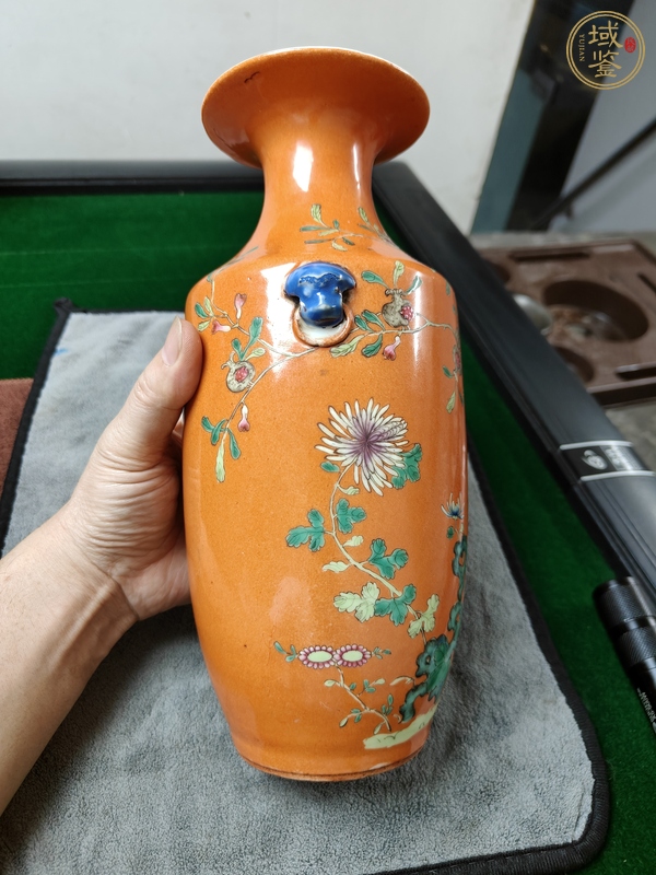 古玩陶瓷粉彩瓶真品鑒賞圖