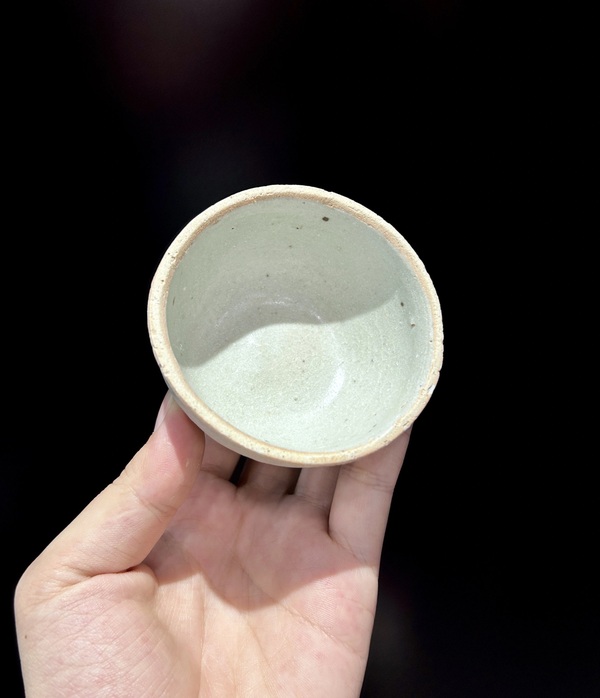 古玩陶瓷元末明初青白釉杯拍賣，當(dāng)前價(jià)格220元