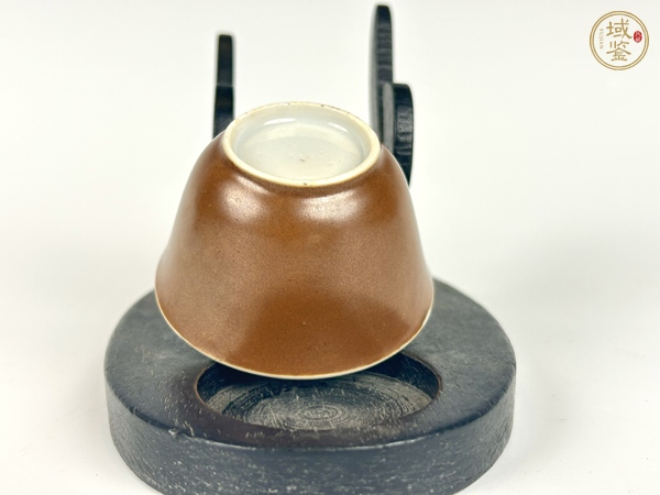 古玩陶瓷清康熙 · 漁樵耕讀青花杯真品鑒賞圖