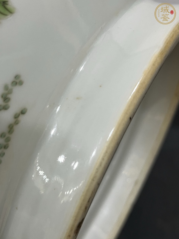 古玩字畫(huà)粉彩富貴白頭紋賞瓶真品鑒賞圖