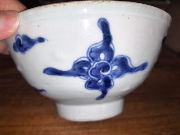 古玩陶瓷青花過墻龍大碗拍賣，當(dāng)前價(jià)格1888元