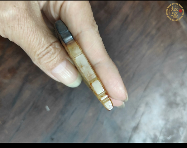 古玩玉器提油仿春秋“玉獸面”真品鑒賞圖