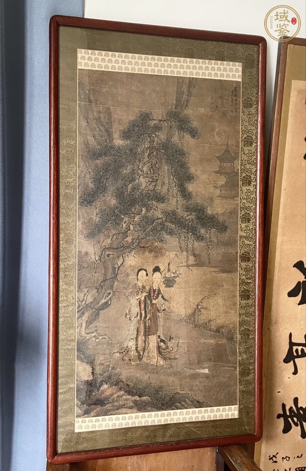 古玩黛玉葬花真品鑒賞圖