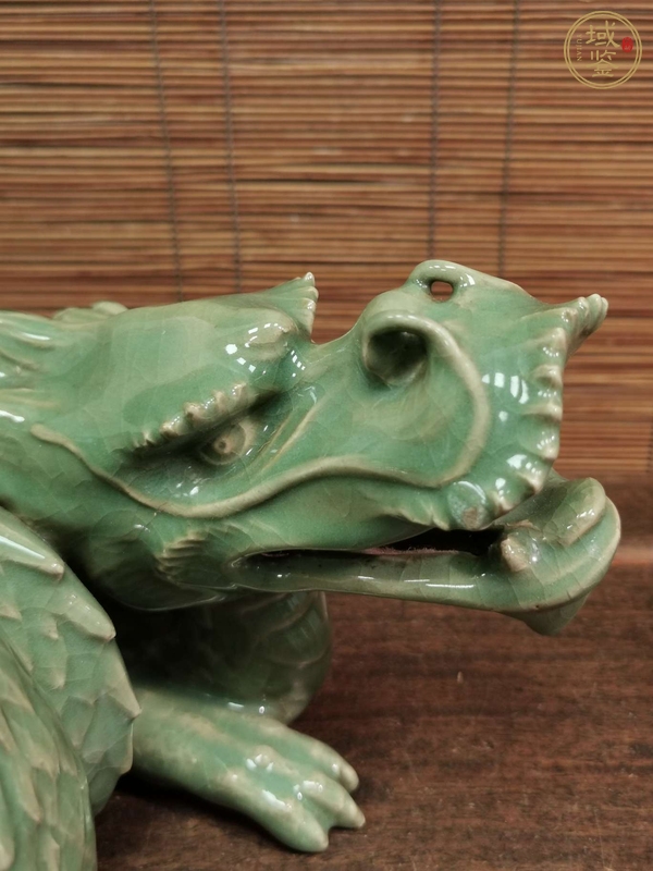 古玩陶瓷青龍瓷器擺件真品鑒賞圖