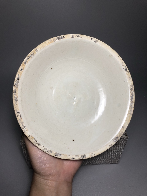 古玩陶瓷【館藏級精品】宋 青白瓷仰蓮紋盤【頂級釉水】【有比較高的收藏價值】拍賣，當前價格0元