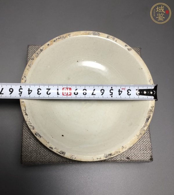 古玩陶瓷宋 青白瓷仰蓮紋盤真品鑒賞圖