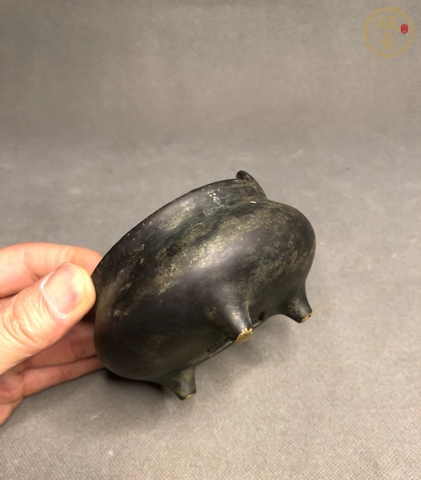 古玩銅器銅爐真品鑒賞圖