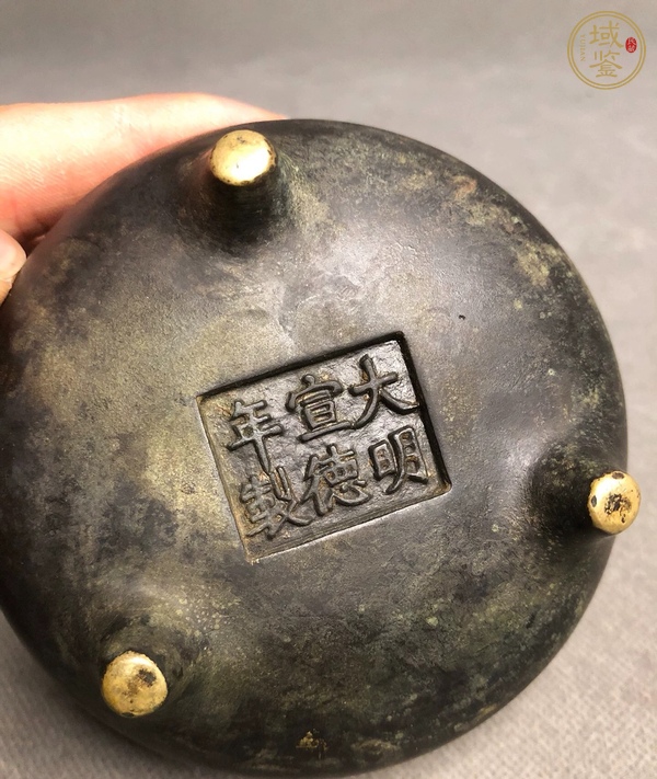 古玩銅器銅爐真品鑒賞圖