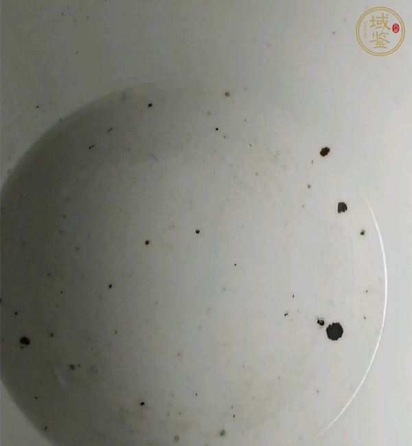 古玩陶瓷霽藍(lán)釉開窗青花花卉紋缸真品鑒賞圖