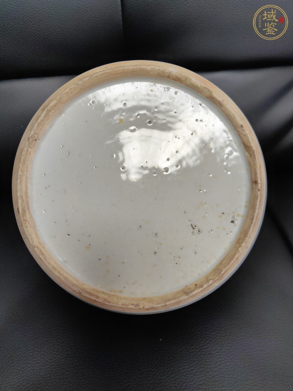 古玩陶瓷囍字紋青花罐真品鑒賞圖