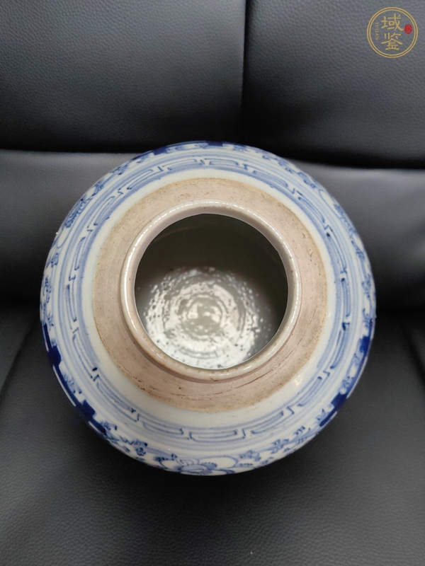 古玩陶瓷囍字紋青花罐真品鑒賞圖