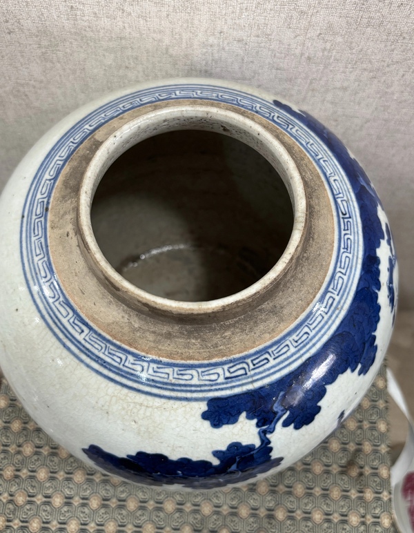 古玩陶瓷乾隆青花福祿壽三星人物大罐拍賣(mài)，當(dāng)前價(jià)格8888元