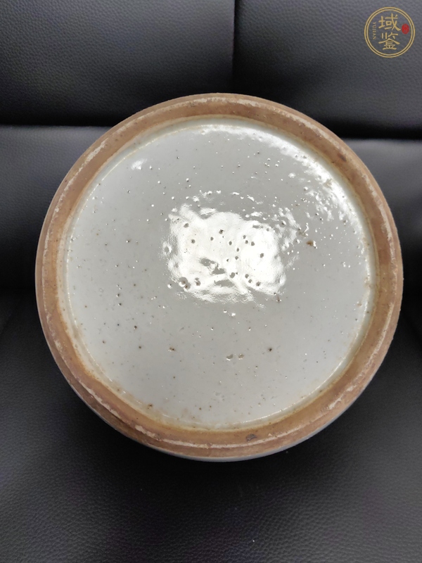 古玩陶瓷纏枝花囍字紋罐真品鑒賞圖