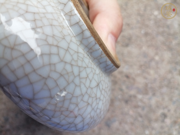 古玩陶瓷哥釉水盂真品鑒賞圖