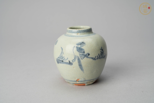 古玩陶瓷青花罐真品鑒賞圖