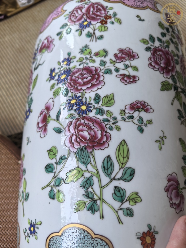 古玩陶瓷粉彩瓶真品鑒賞圖