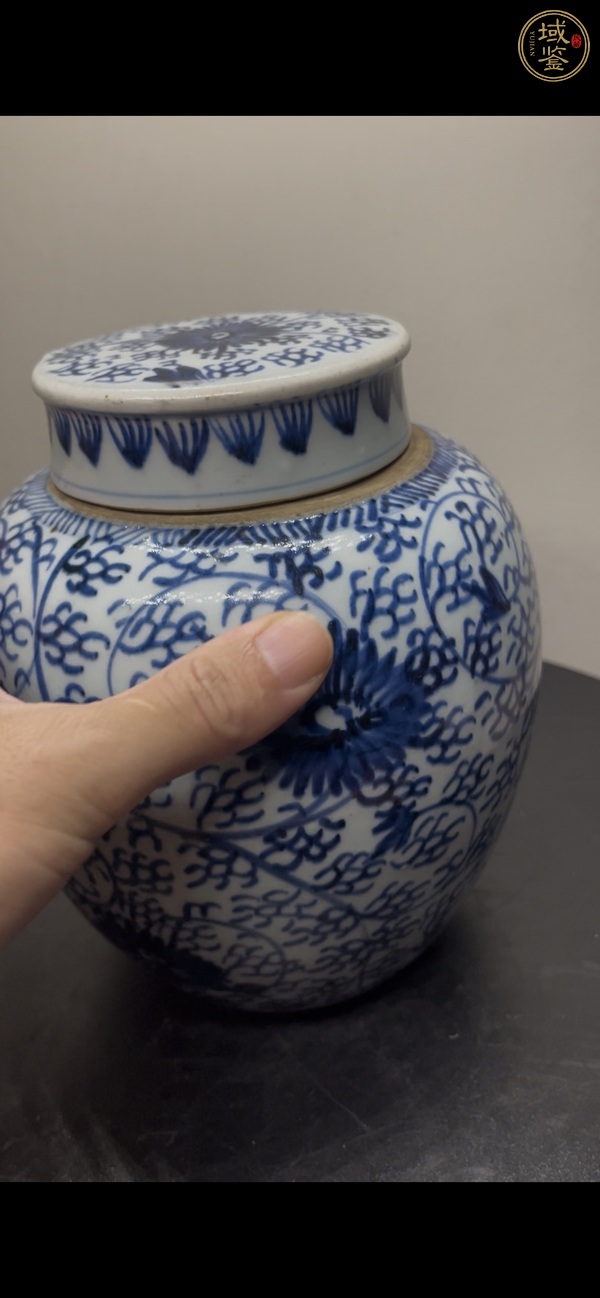 古玩陶瓷青花罐真品鑒賞圖