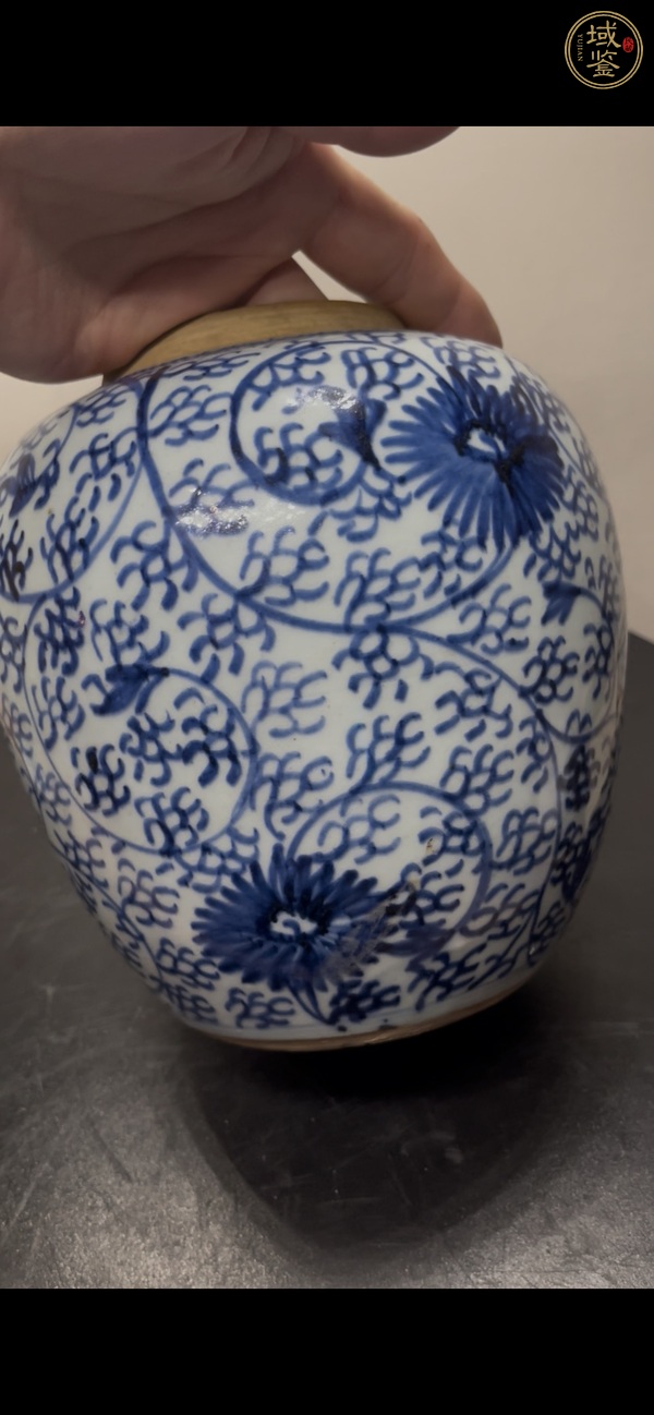 古玩陶瓷青花罐真品鑒賞圖