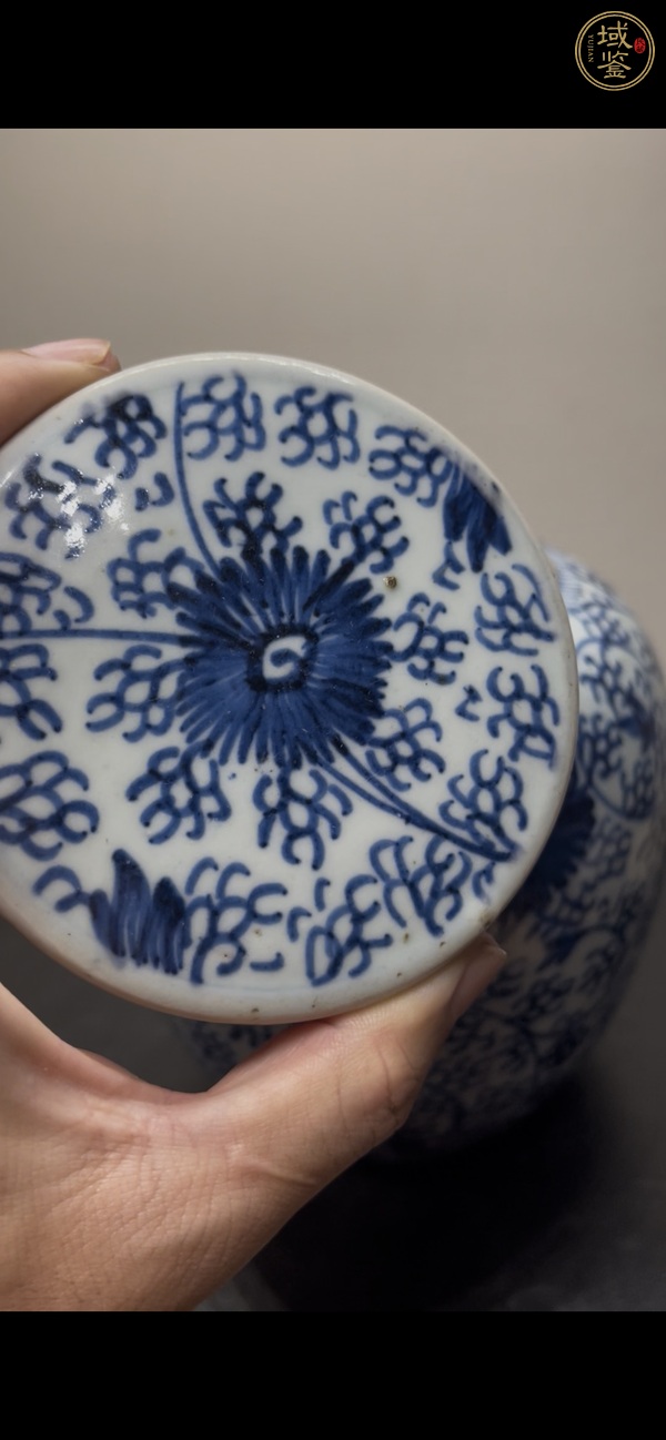 古玩陶瓷青花罐真品鑒賞圖