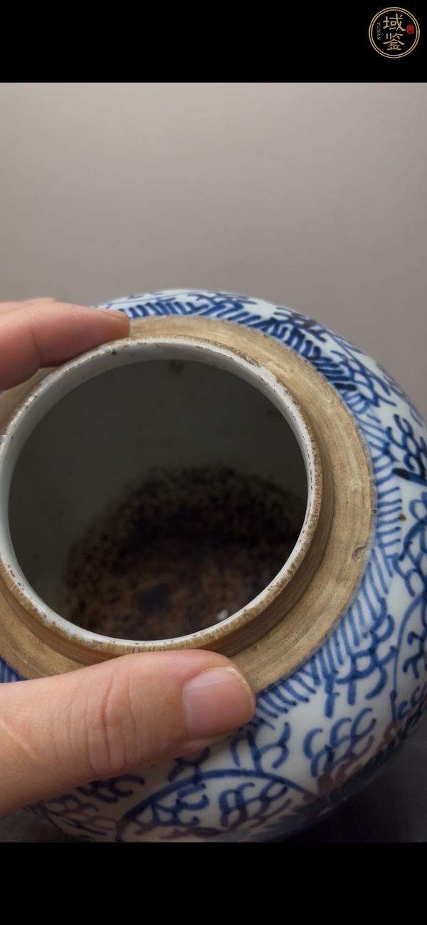 古玩陶瓷青花罐真品鑒賞圖