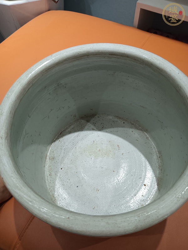 古玩陶瓷青花雙龍戲珠直筒爐真品鑒賞圖