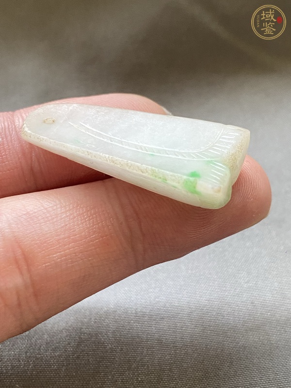 古玩玉器翡翠雕“瓜果墜”真品鑒賞圖