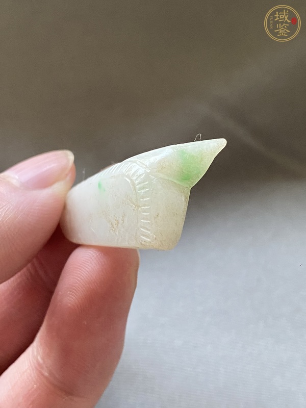 古玩玉器翡翠雕“瓜果墜”真品鑒賞圖