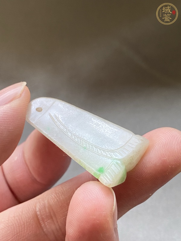 古玩玉器翡翠雕“瓜果墜”真品鑒賞圖