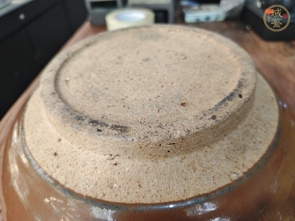 古玩陶瓷窯變黑釉凈手碗真品鑒賞圖
