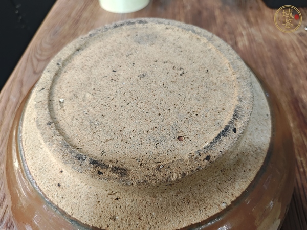 古玩陶瓷窯變黑釉凈手碗真品鑒賞圖
