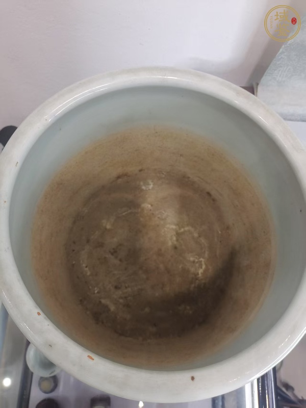 古玩陶瓷青花趕珠龍紋紋爐真品鑒賞圖