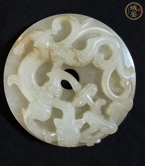 古玩和田玉雕“螭龍紋璧”真品鑒賞圖