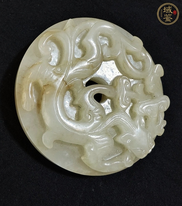 古玩玉器和田玉雕“螭龍紋璧”真品鑒賞圖