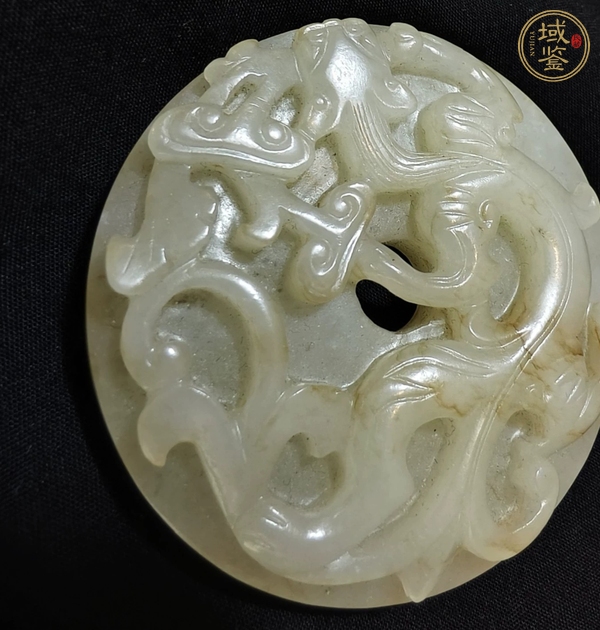 古玩玉器和田玉雕“螭龍紋璧”真品鑒賞圖